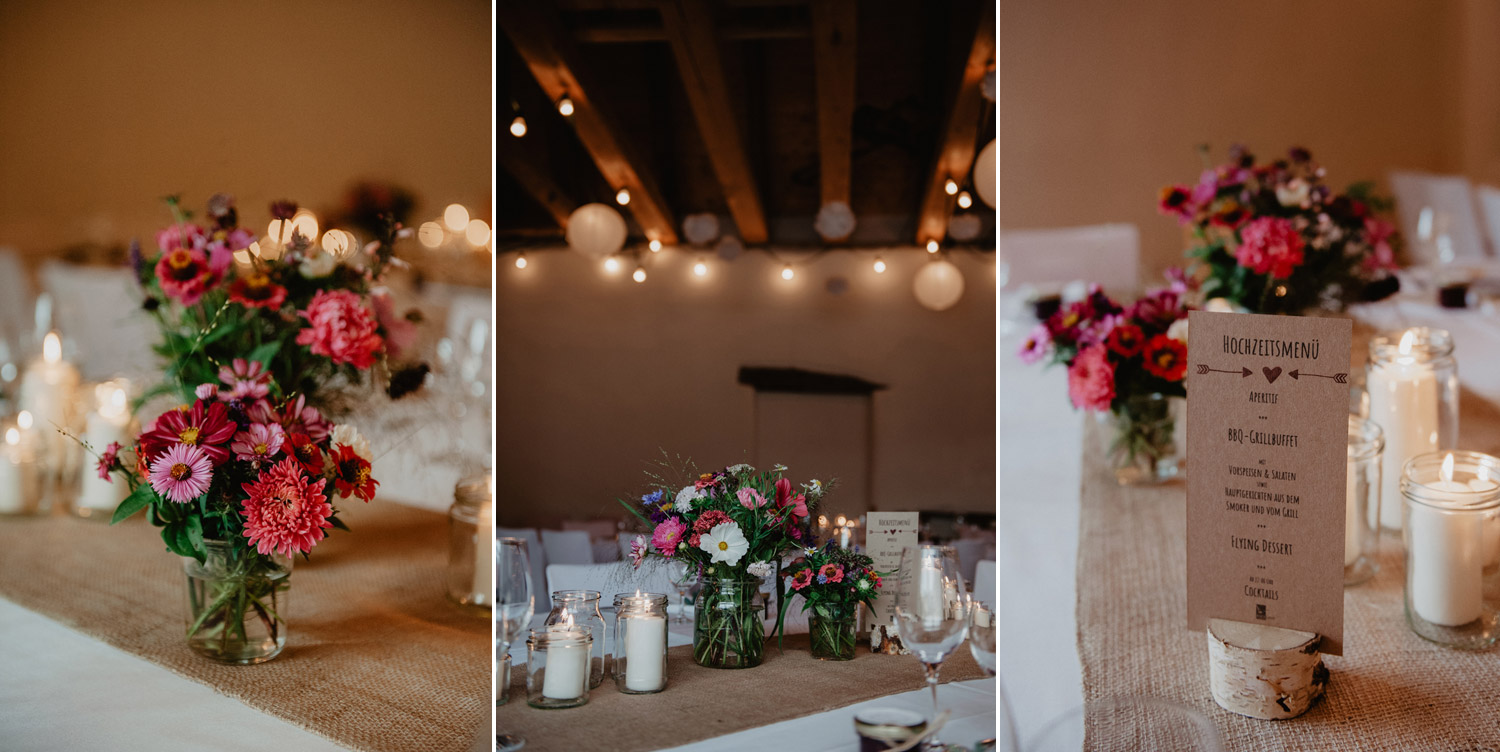 vogelbauerhof wedding hochzeit balgheim with boho vibe and rustic DIY deko