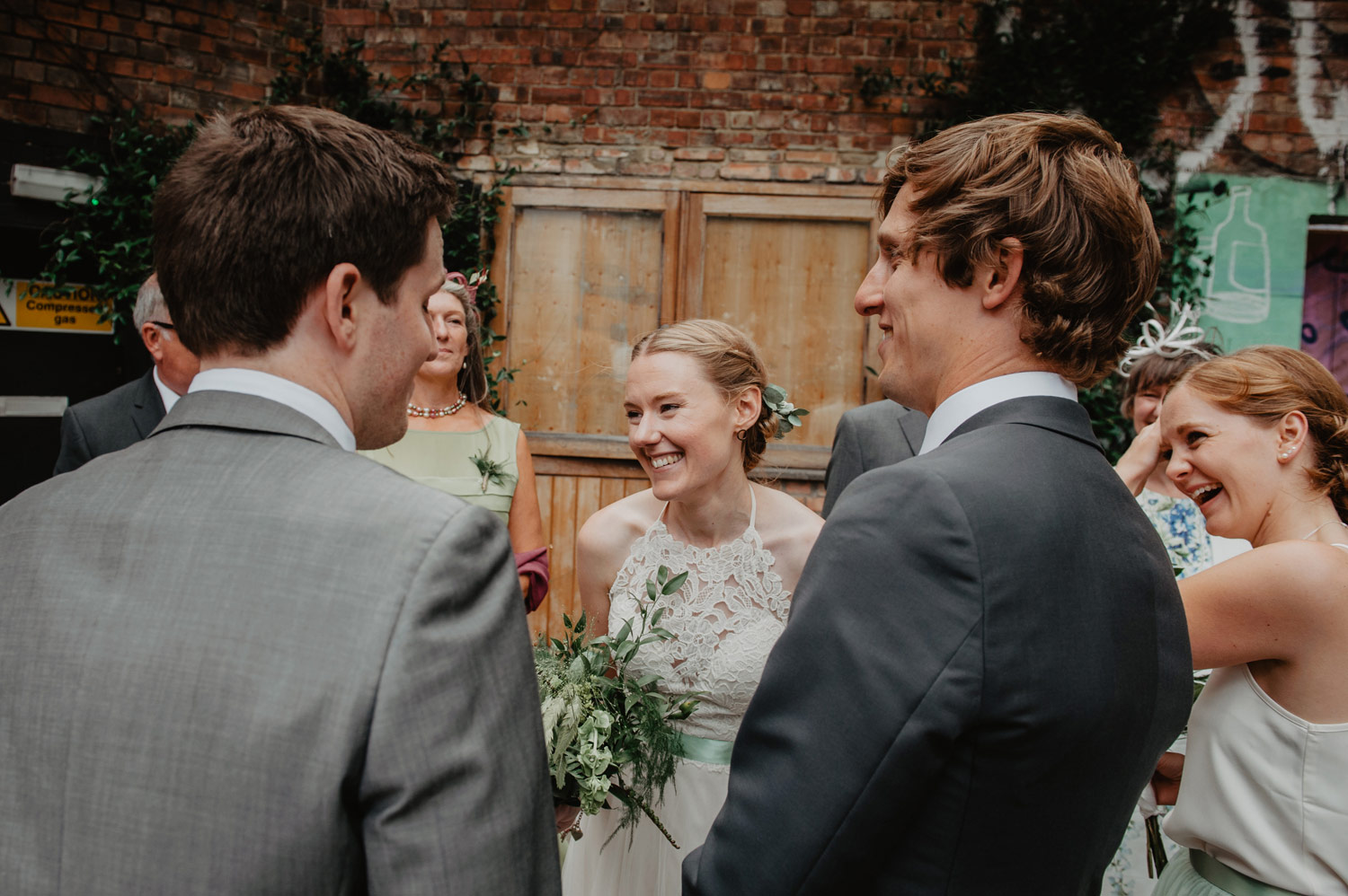 modern industrial minimalist hackney wedding stour space anne schwarz photography