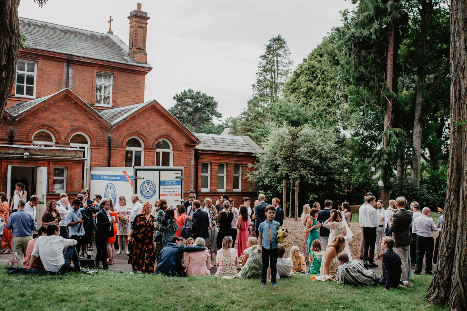 relaxed london village hall wedding richmond