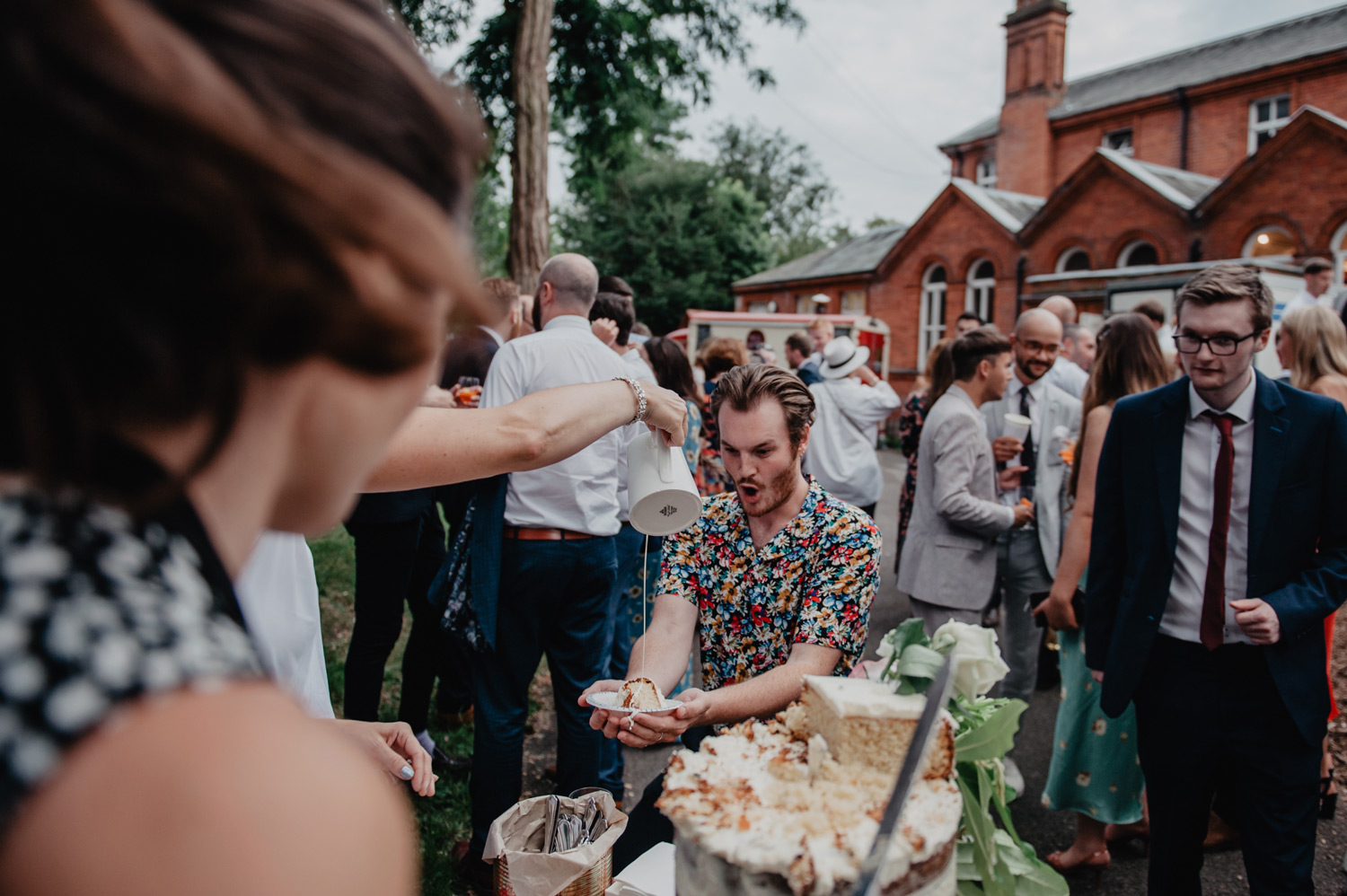 creative budget london village hall wedding