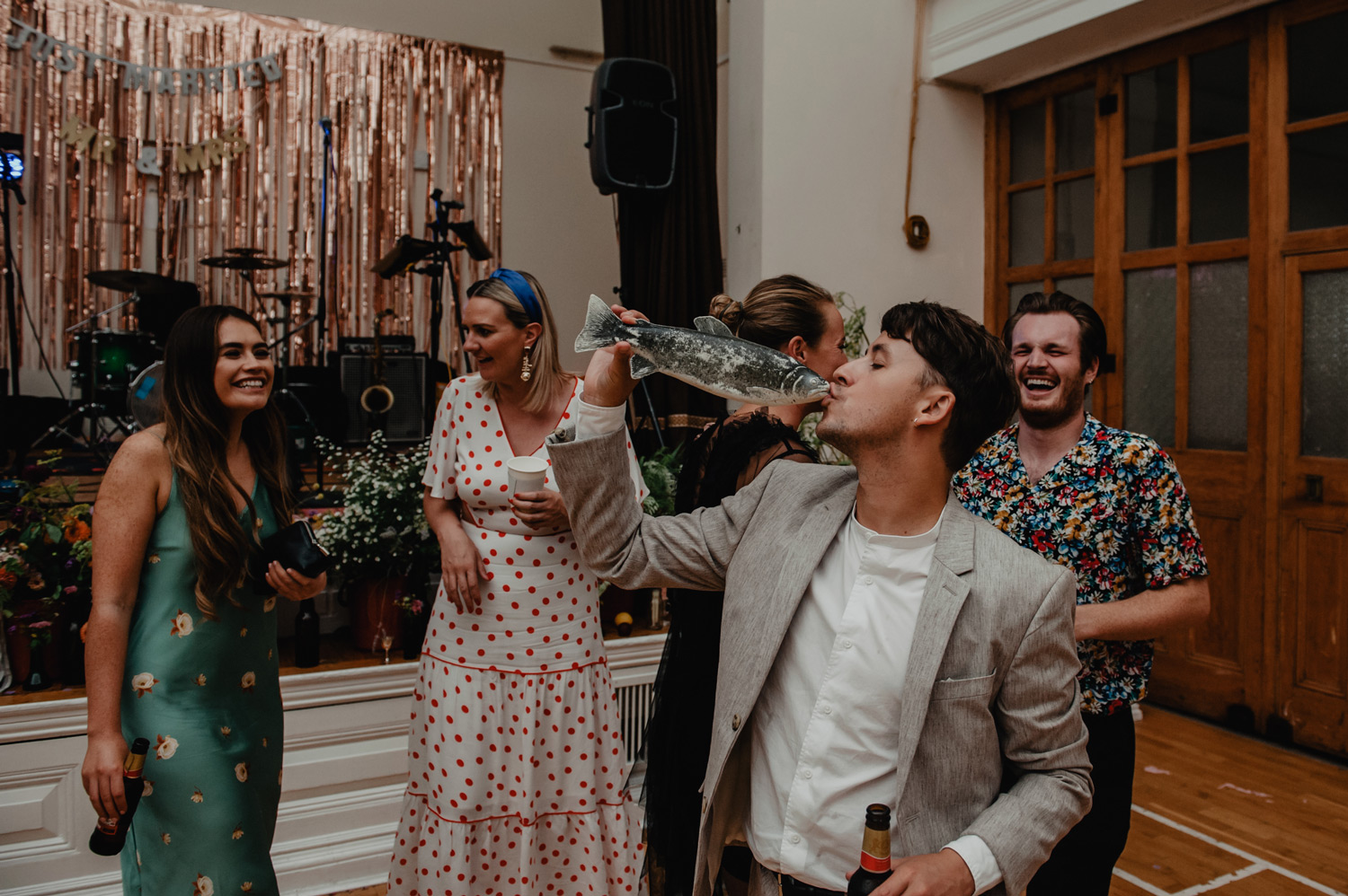 creative budget london village hall wedding