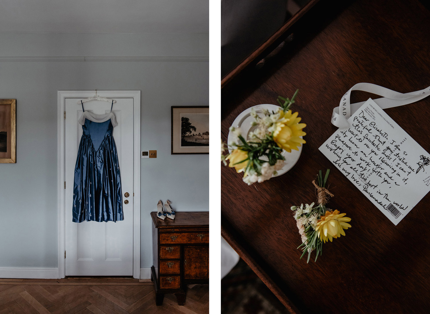 elizabeth tyler wiltshire blue wedding dress by paula nadal as seen in vogue photography anne schwarz