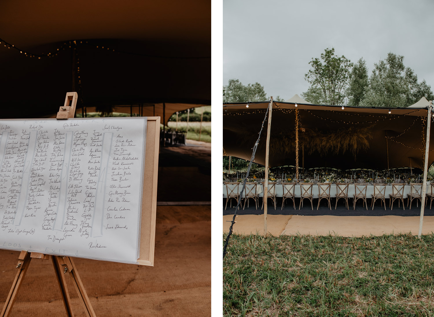 elegant wiltshire meadow marquee wedding anne schwarz photography