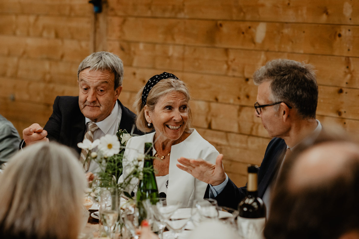 relaxed barn wedding in monmouthshire